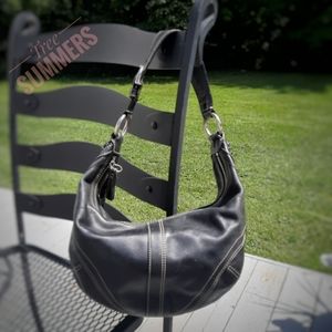 Coach Black Leather Soho Shoulder Bag